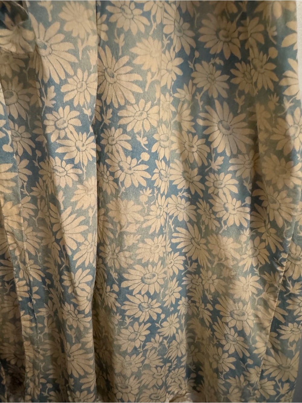 Emma Christy Dawn Sky Chamomile Blue Floral Tiered Sundress - Picture 4 of 4